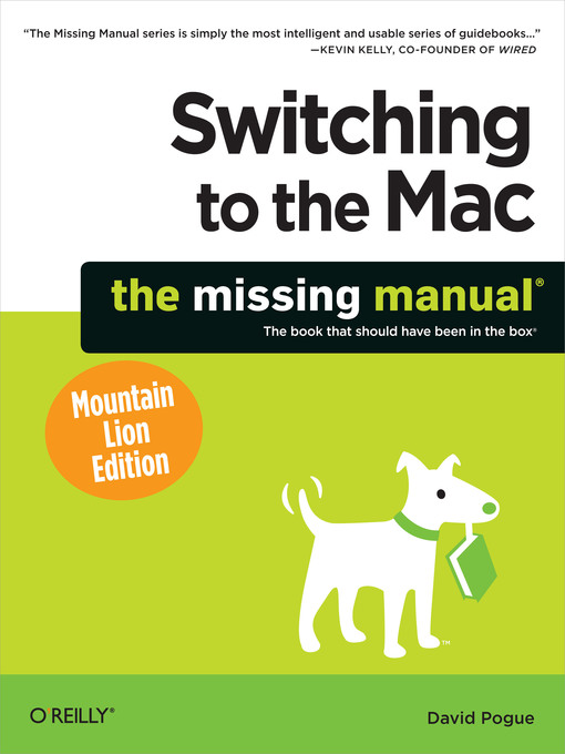 Title details for Switching to the Mac by David Pogue - Available
